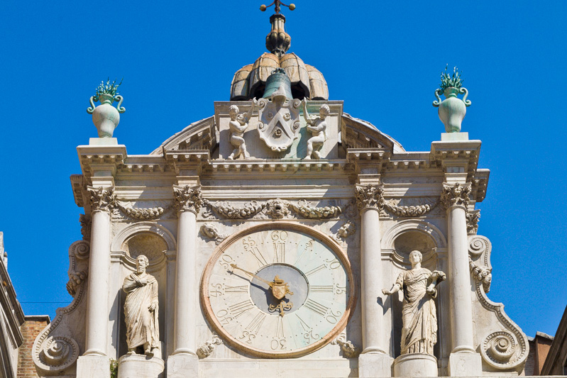 L'orologio Arco Foscari del Palazzo Ducale